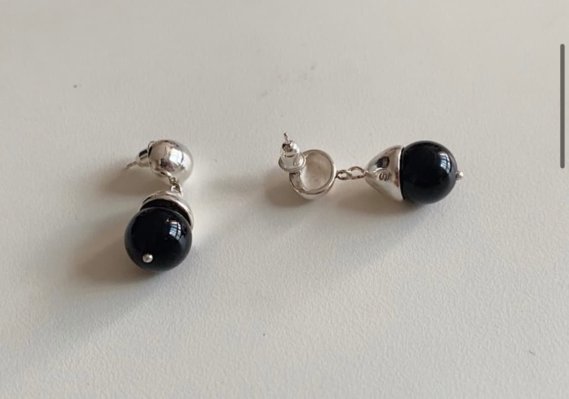 센스오브사이트 실버 이어링  상품이미지1