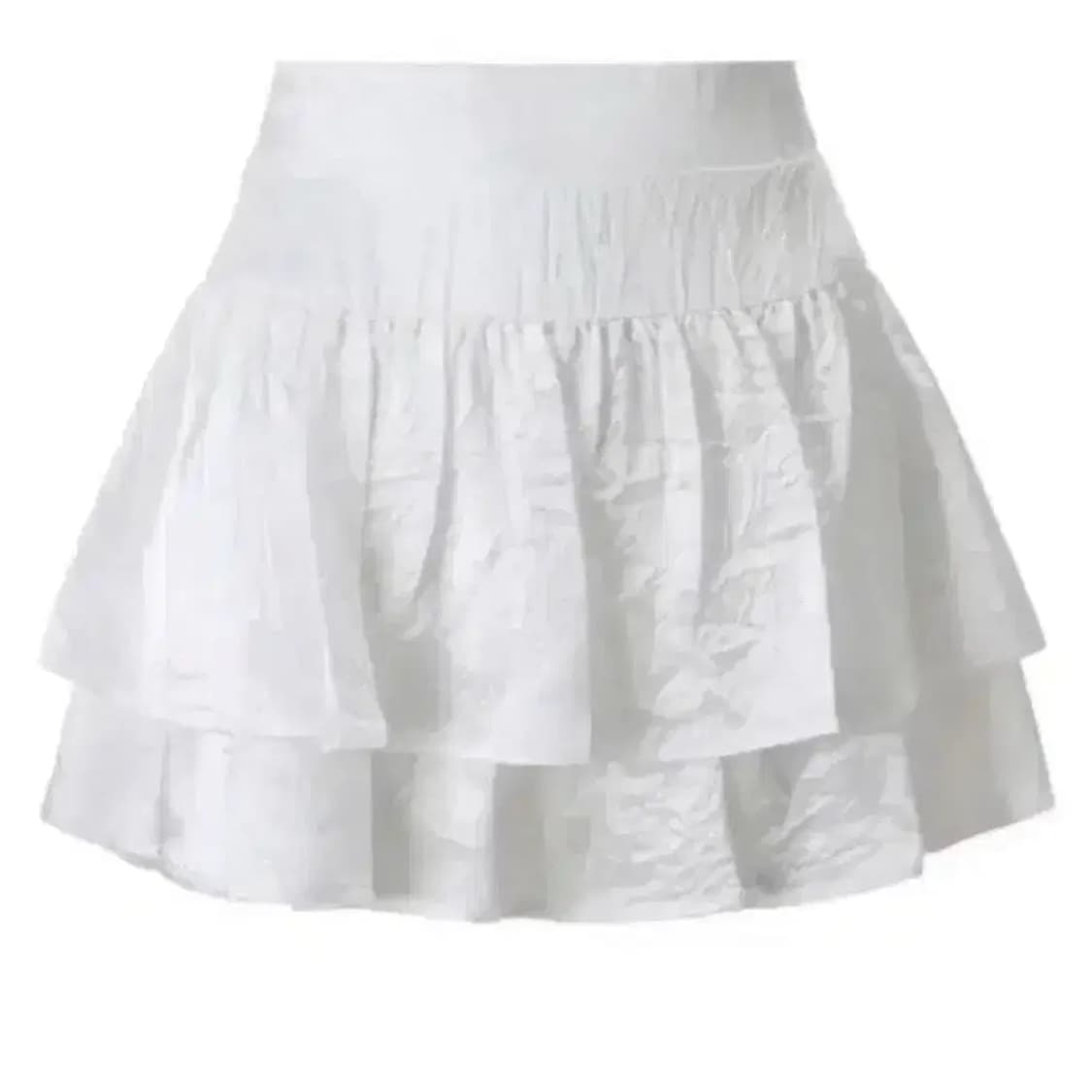 쓰리타임즈 발레리나 스커트 화이트 상품이미지1