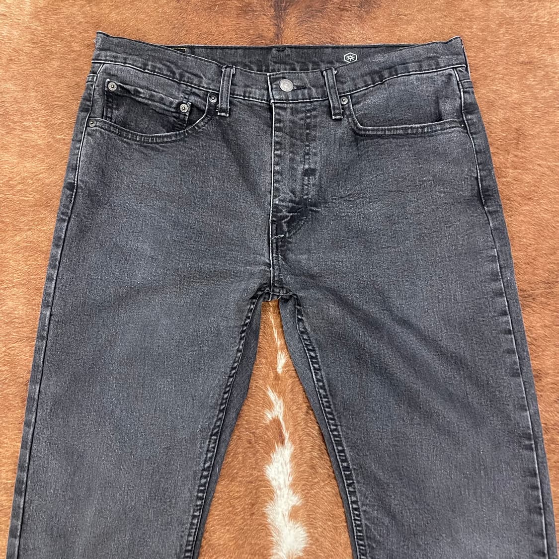 리바이스 502 블랙진 w34L30 상품이미지5