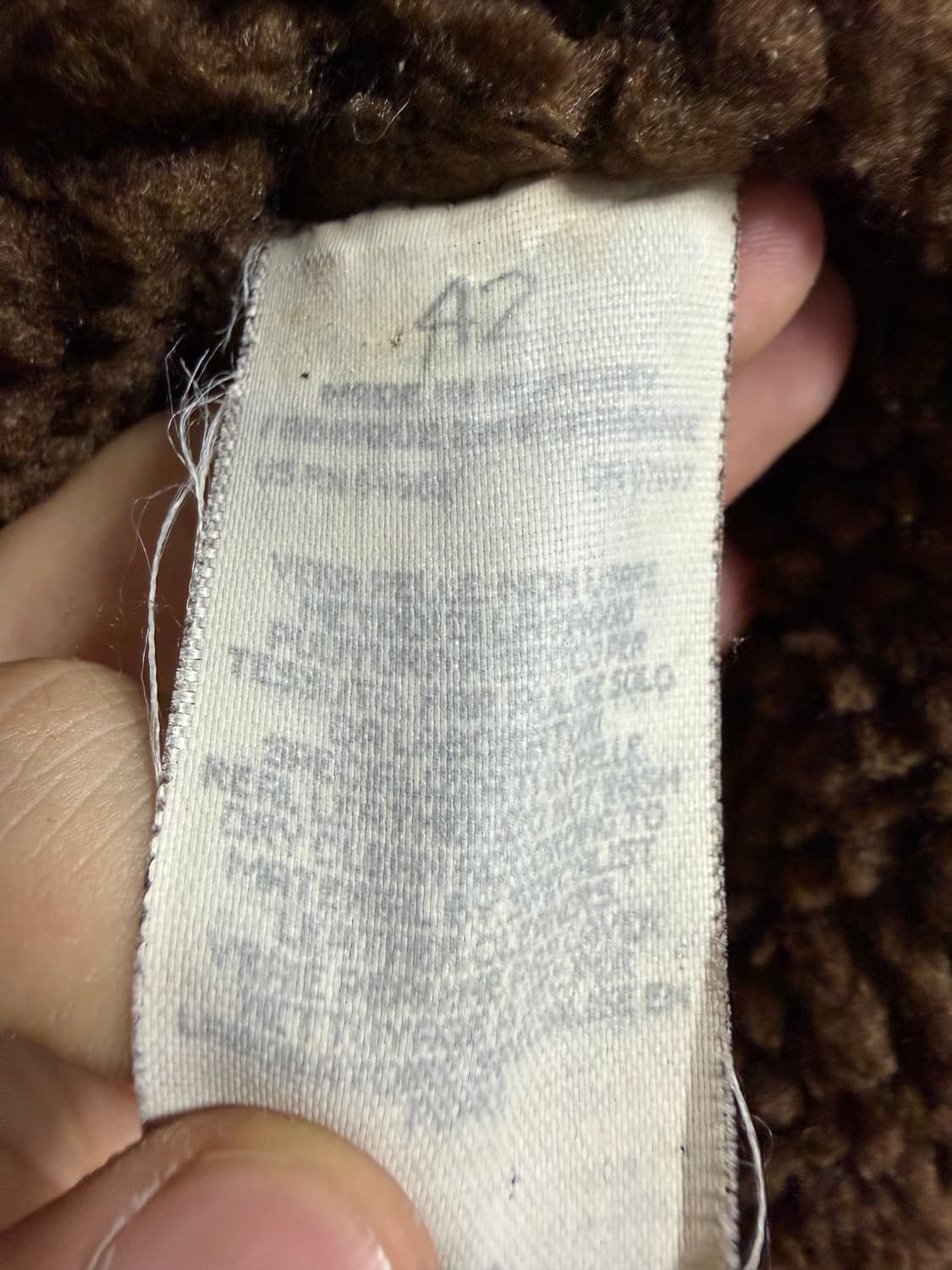 베네통 무스탕 코트 상품이미지5