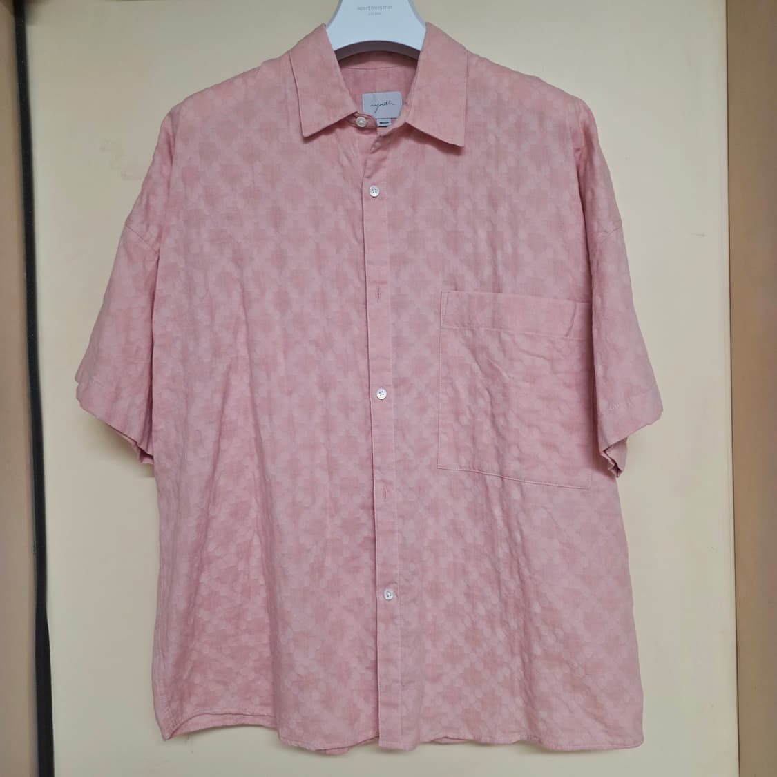 [M] 유스 반팔 셔츠 핑크 youth 상품이미지3