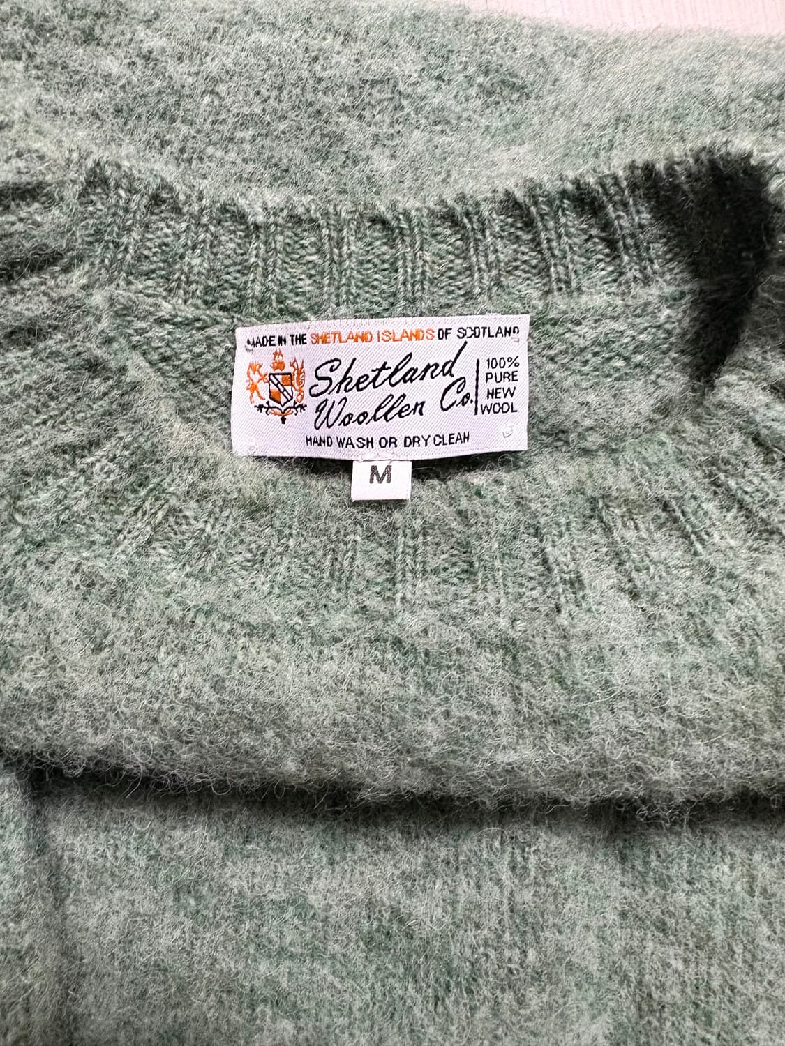 Shetland Woollen Shaggy Crew Knit Laurel 상품이미지2