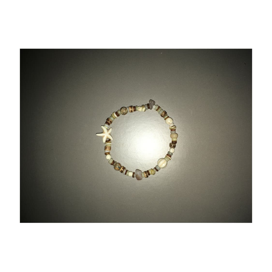 [악] 빈티지 브라운 믹스비즈 팔찌 상품이미지1