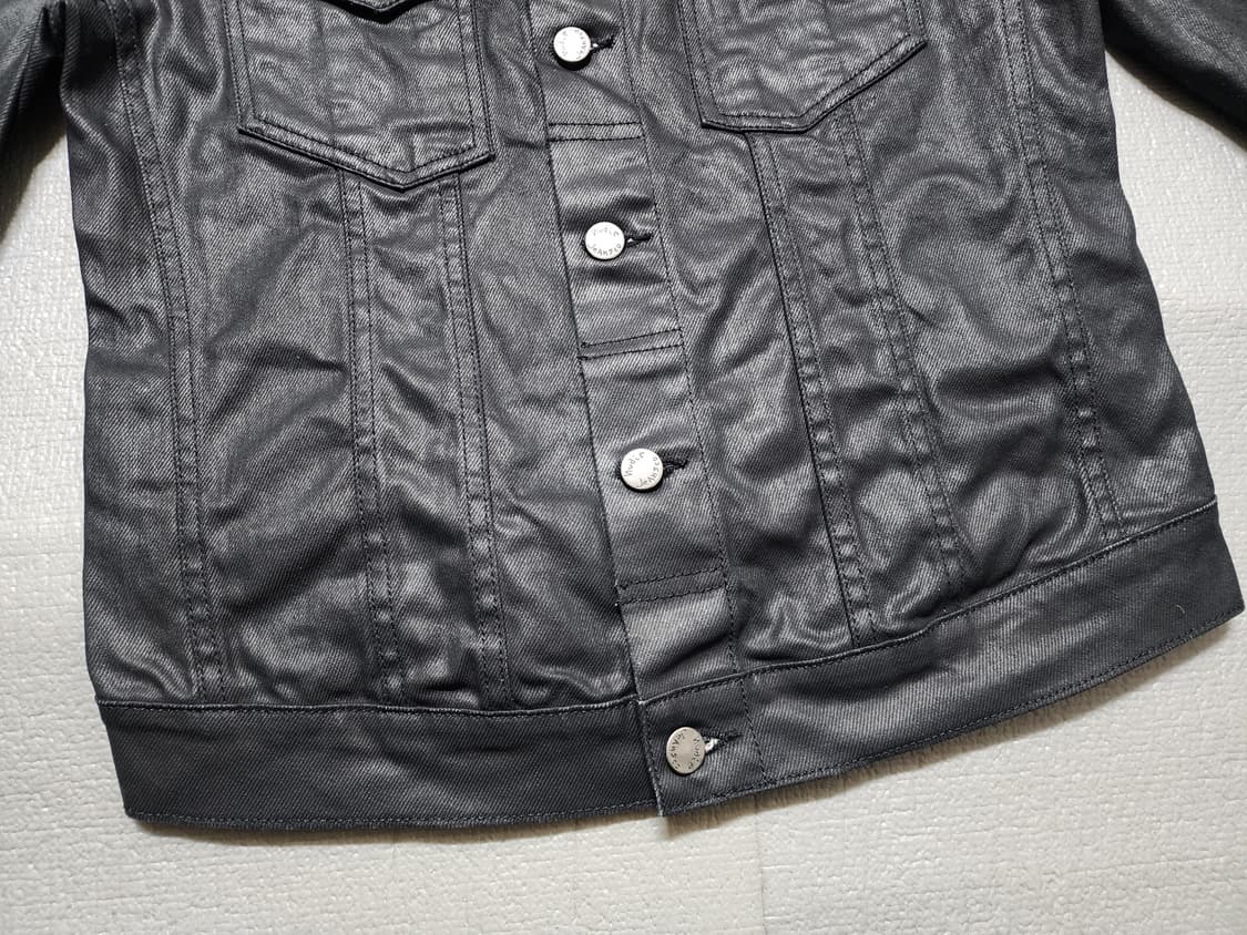누디진 Nudie Jean 코팅 블랙 데님 자켓 상품이미지3