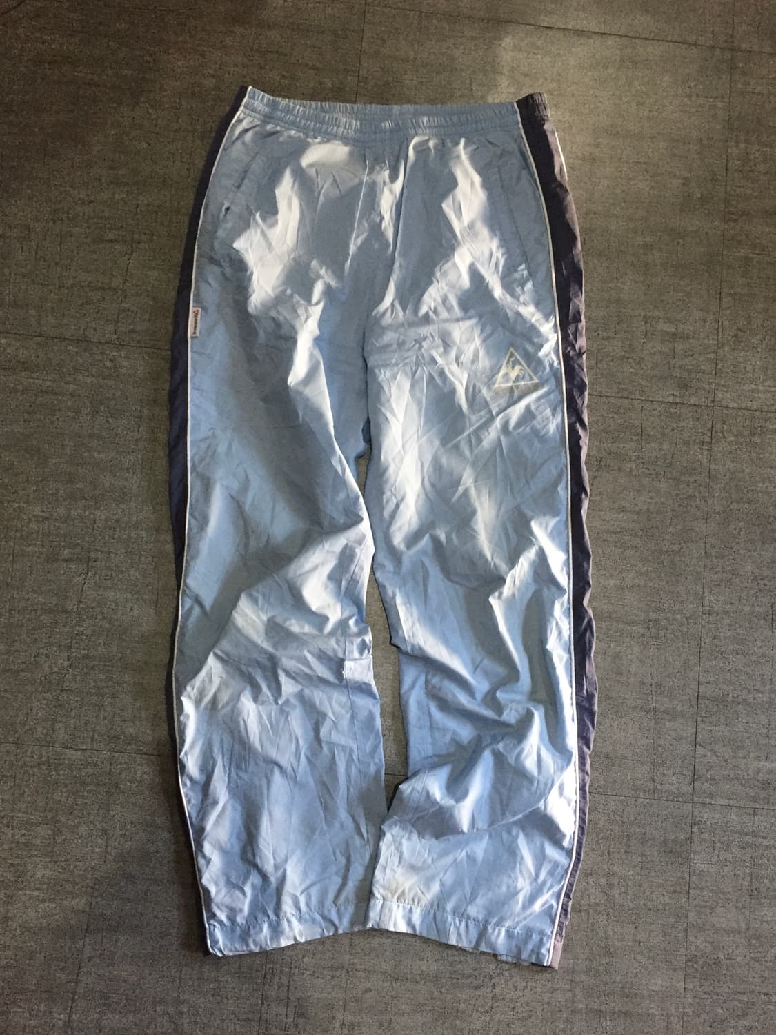 Lecoq 르꼬끄 올드스쿨아메카지 사이드라인 와이드트랙팬츠 상품이미지1