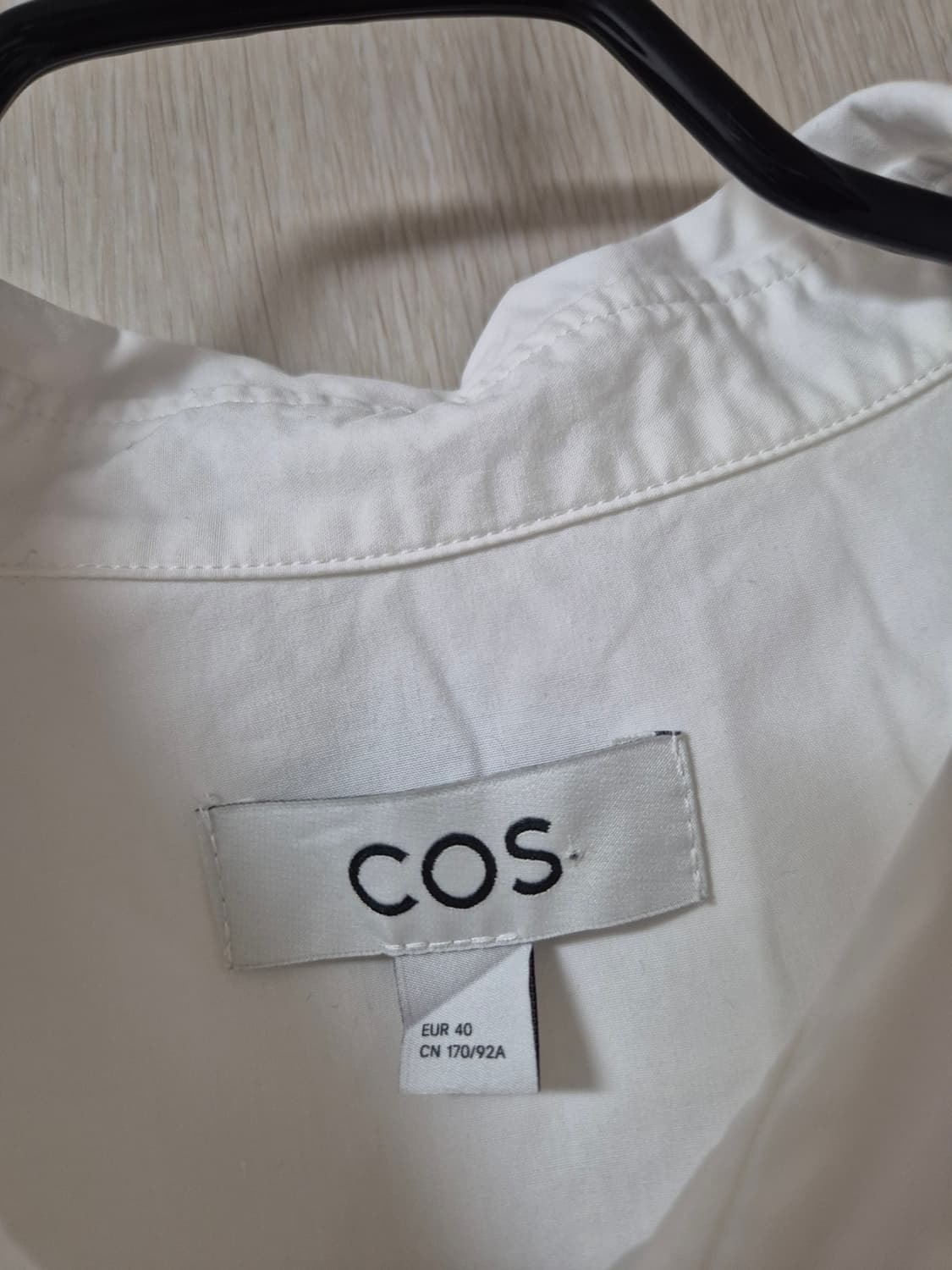 COS 코스 화이트 셔츠 원피스 릴랙스핏 드레스 40 상품이미지7