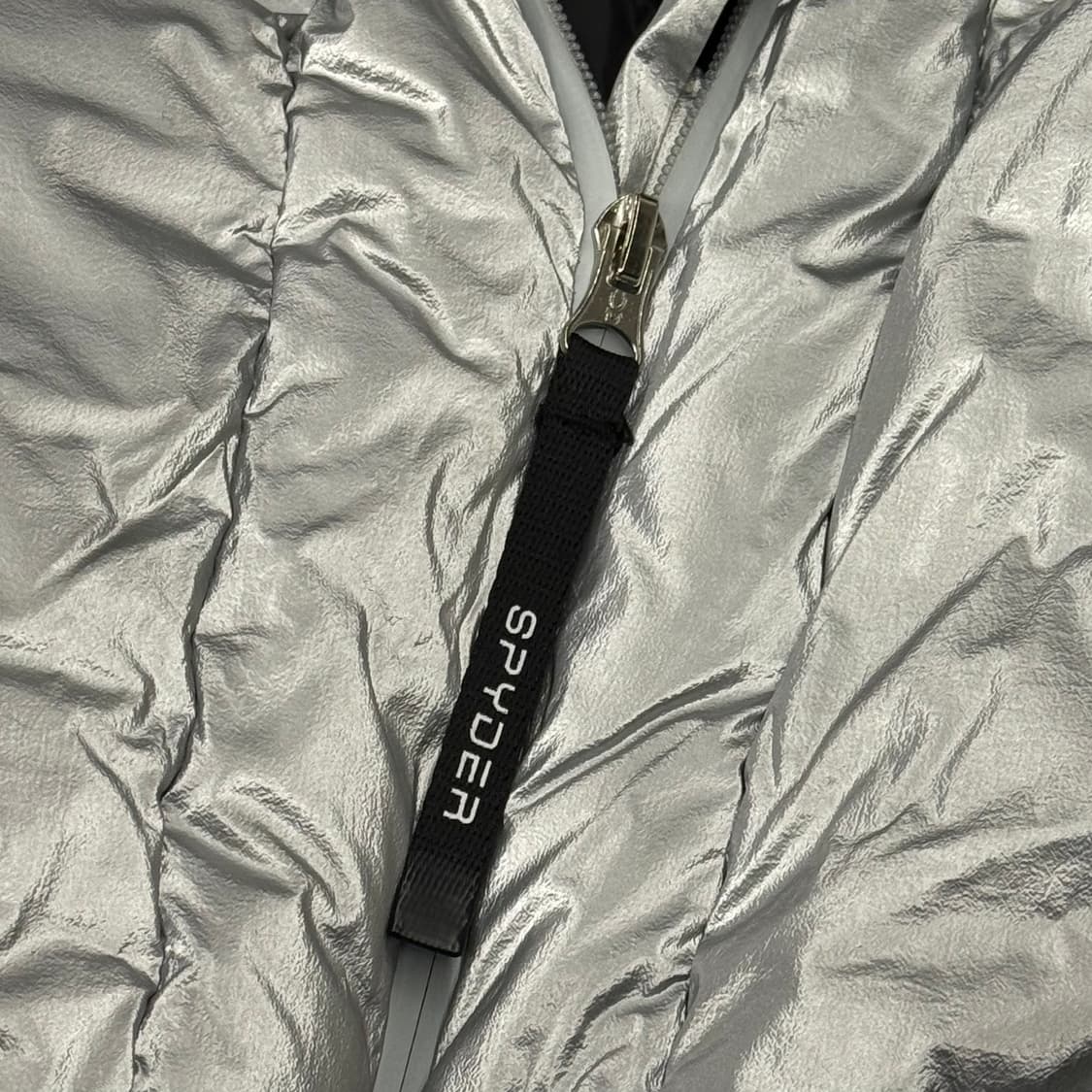 [정품/S] 스파이더 실버 패딩 후드 점퍼 b19 상품이미지7