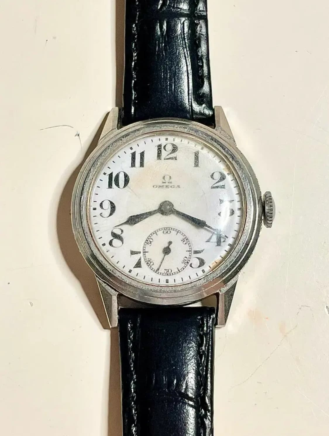 1920년대 빈티지 오메가 수동 시계 OMEGA 청침 엔틱 상품이미지3