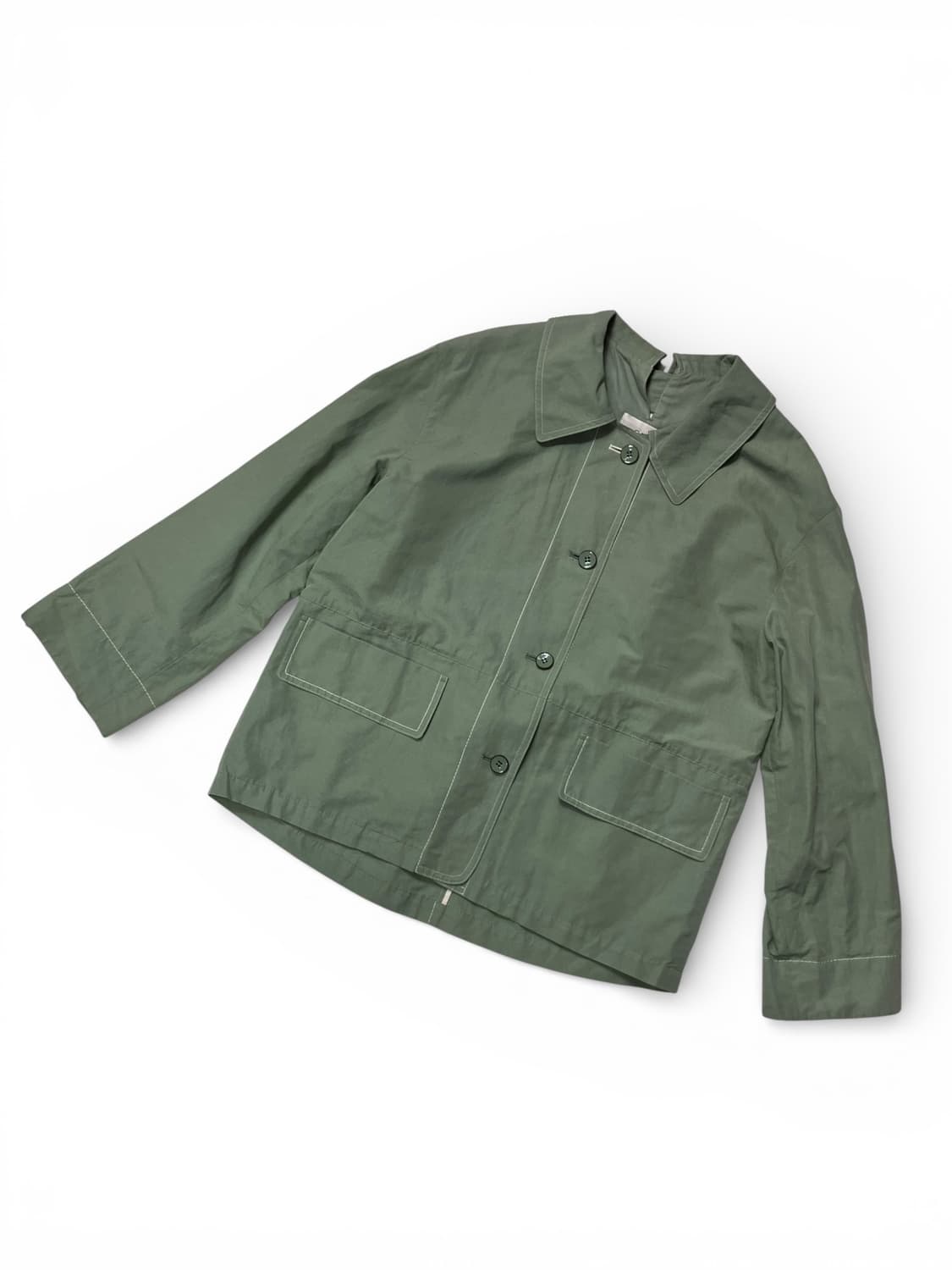 SJSJ 연두빛 마 혼방 자켓 S 상품이미지4