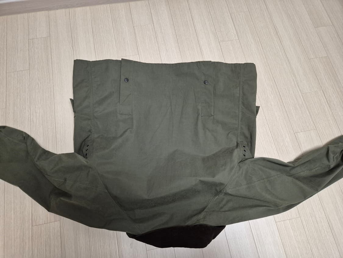 바버 Barbour카키 OS Peached Bedale 논왁스 비데일 상품이미지4