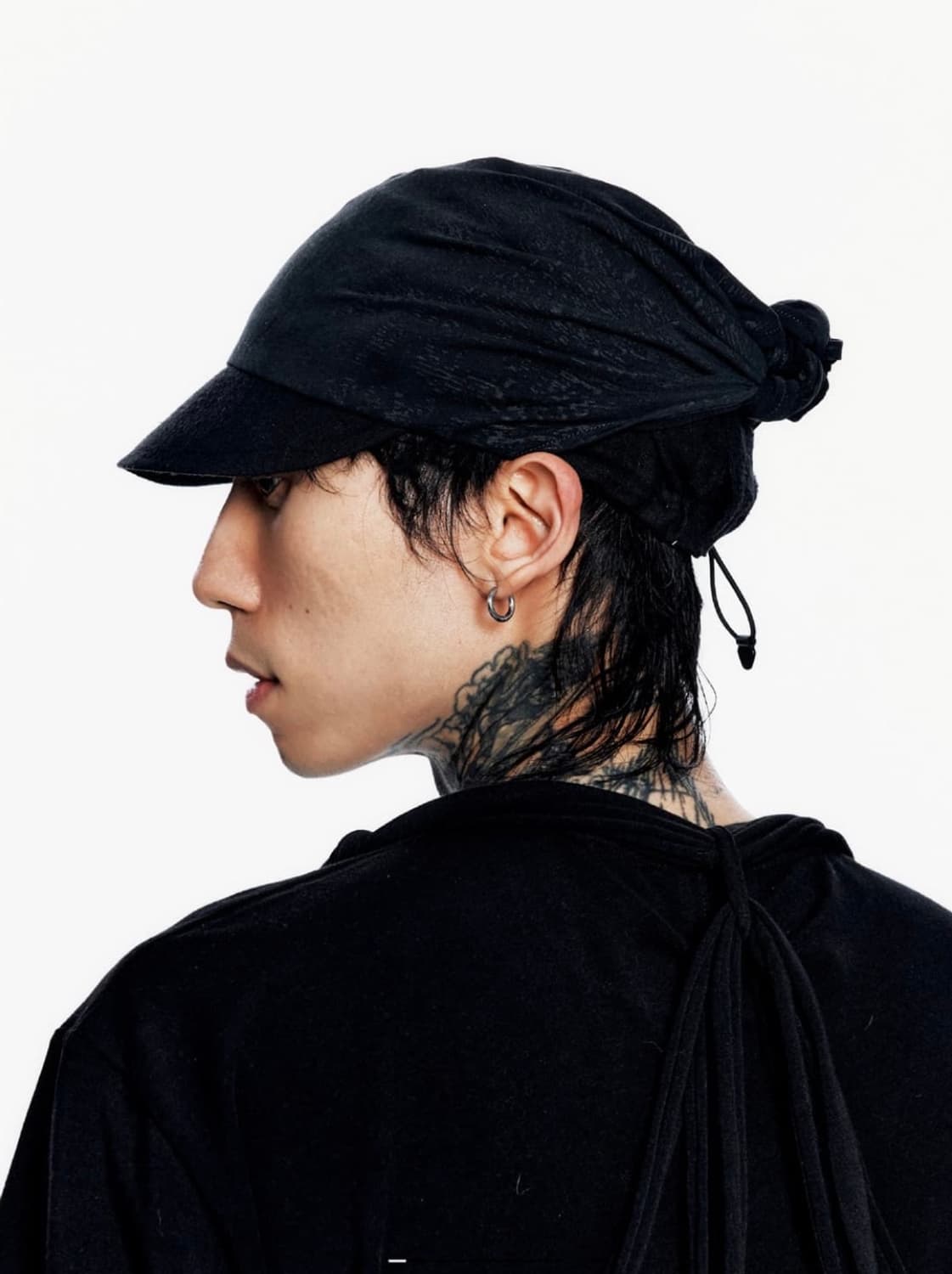 HYEIN SEO Layered Scarf Cap 상품이미지1