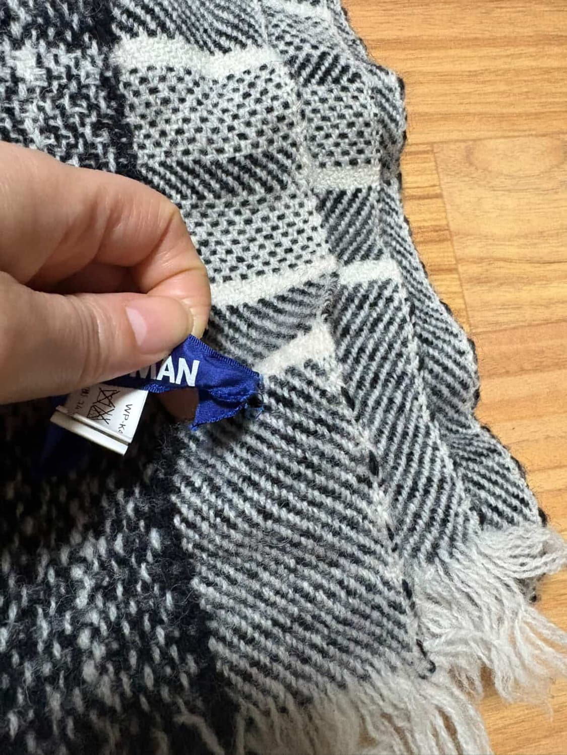 준야 와타나베 믹스드 패턴 머플러 상품이미지3