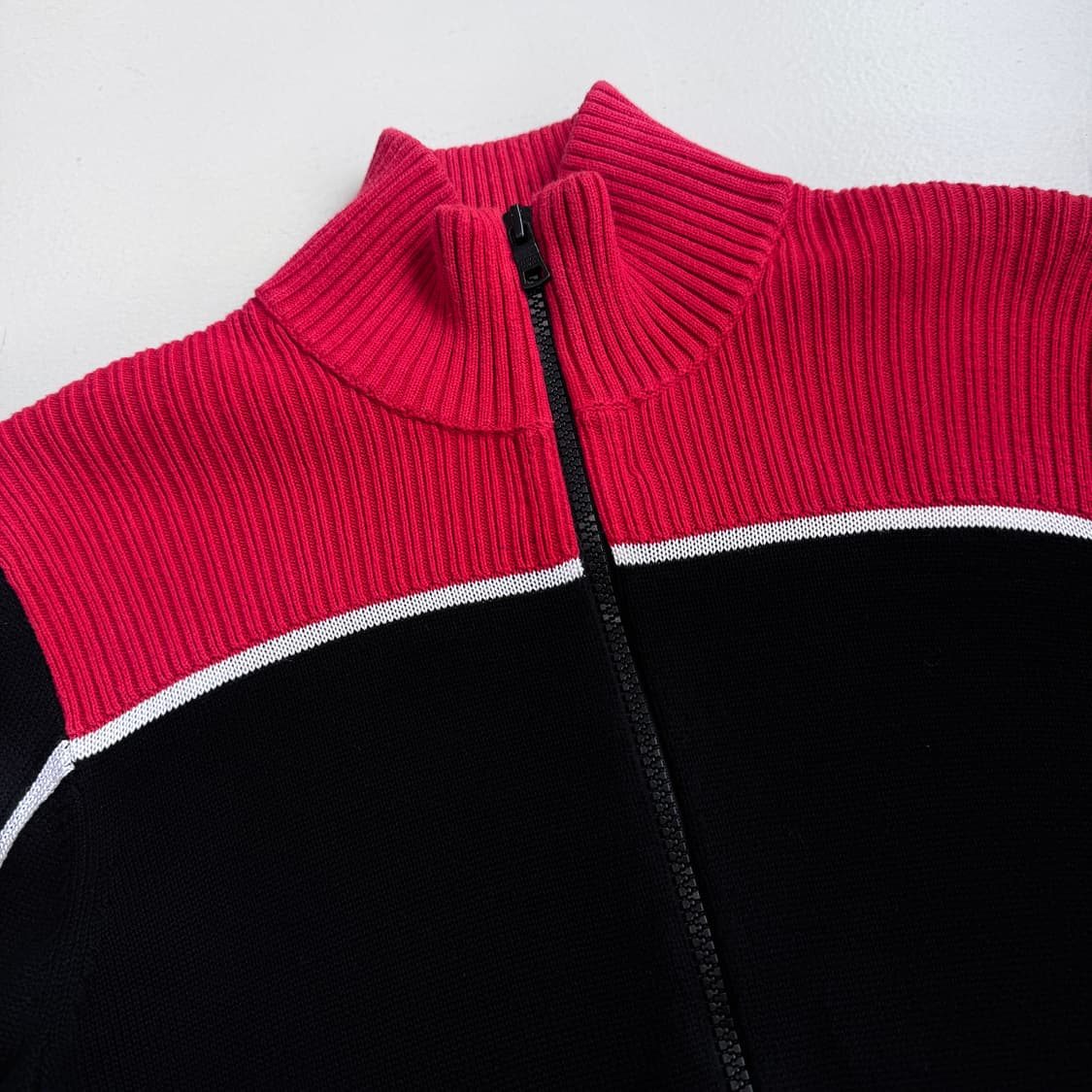 아르마니 익스체인지 하이넥 니트집업 상품이미지3