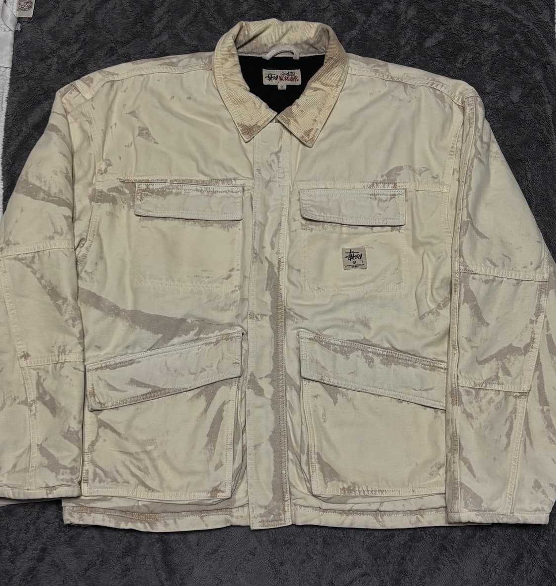 스투시 캔버스 샵 자켓 상품이미지1