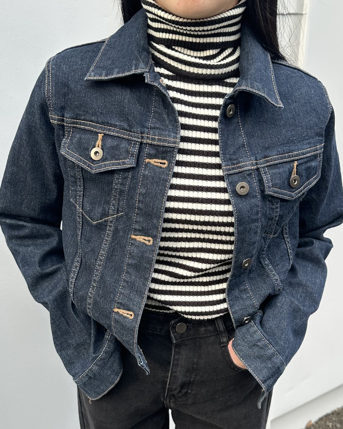 일본빈티지 유니클로 청자켓 상품이미지1