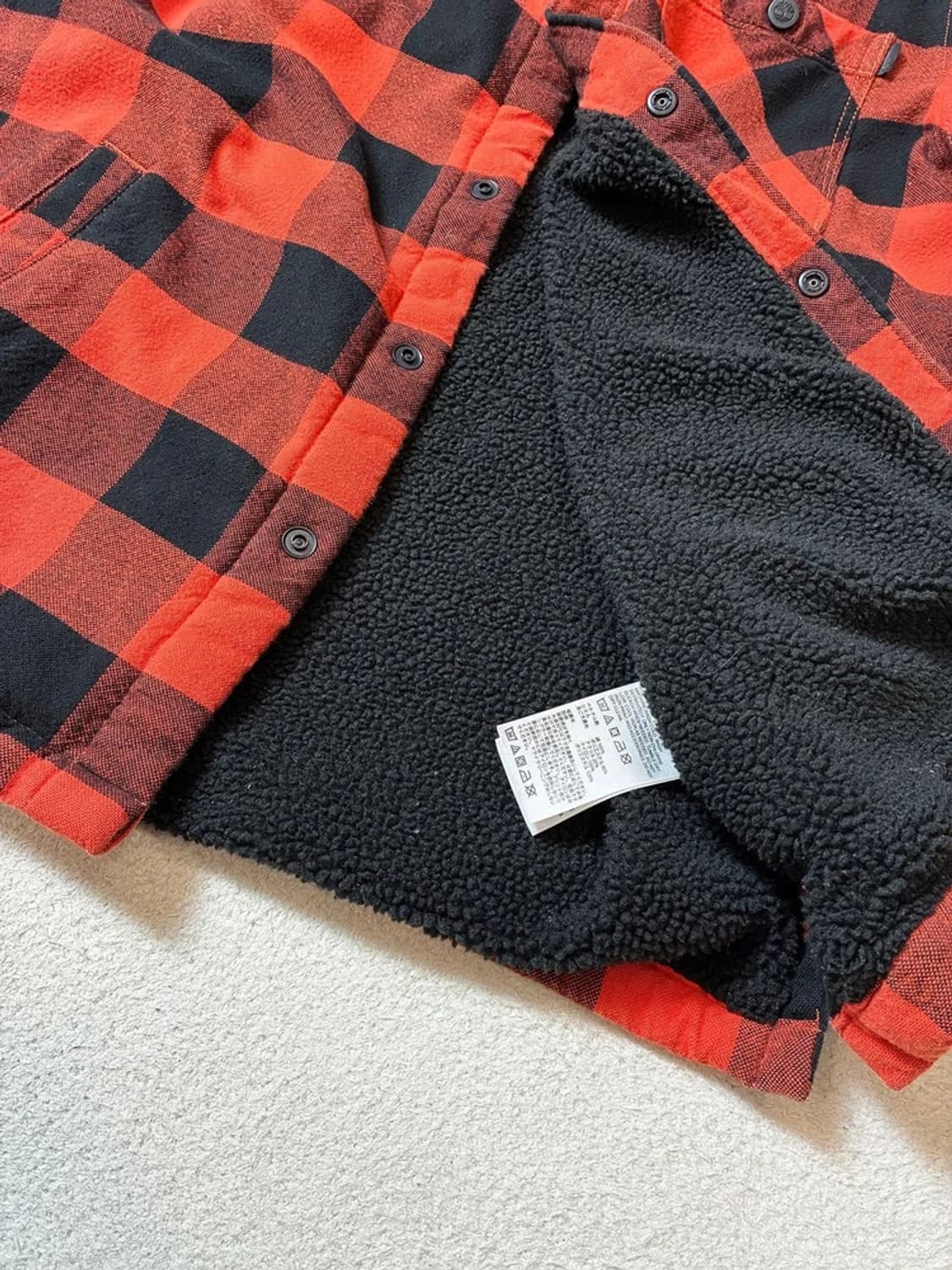 팀버랜드 19ss LS 쉐르파 버팔로 오버셔츠 PN7412 상품이미지7