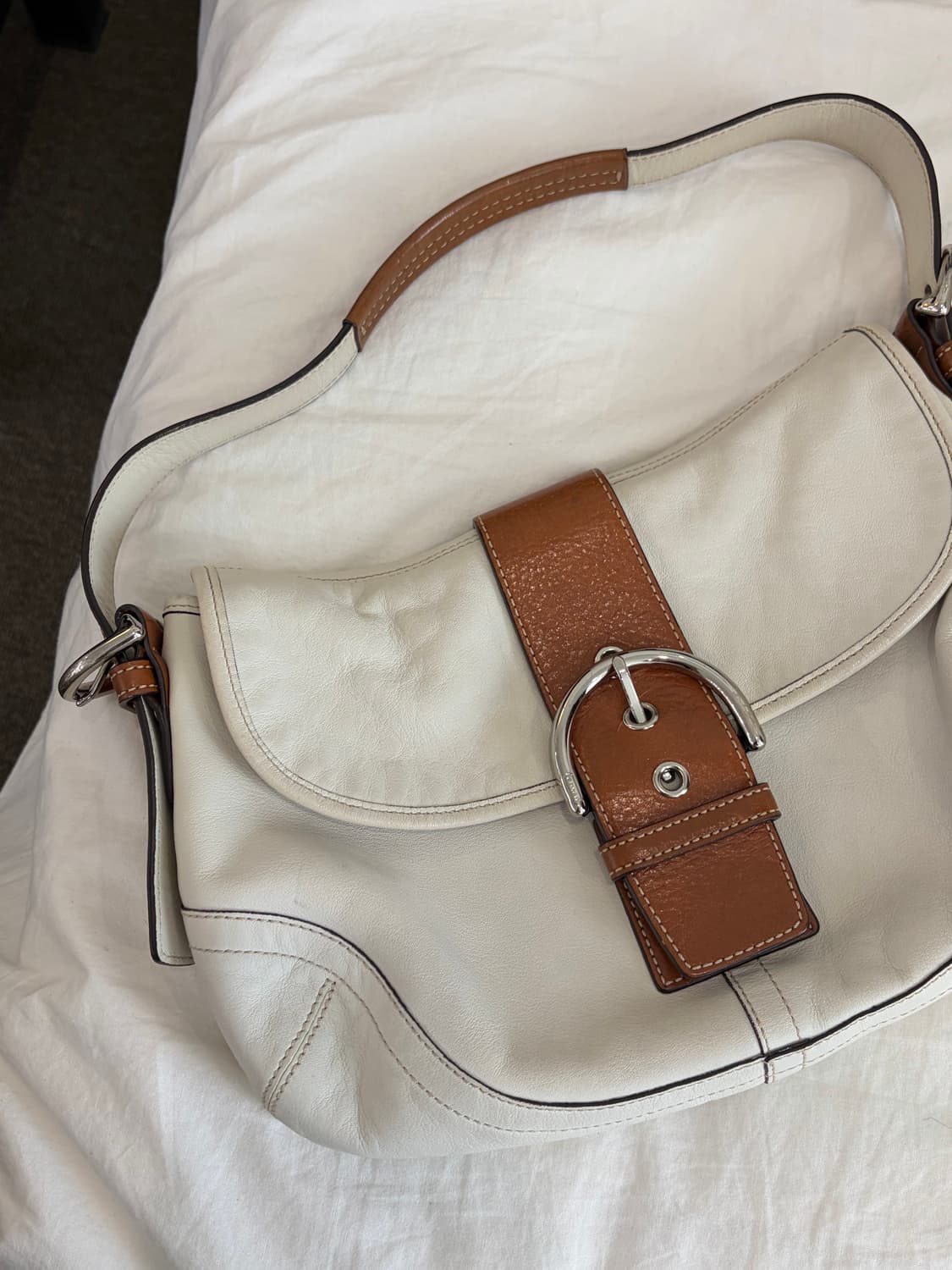 [Coach] 빈티지 소호백 화이트 상품이미지2