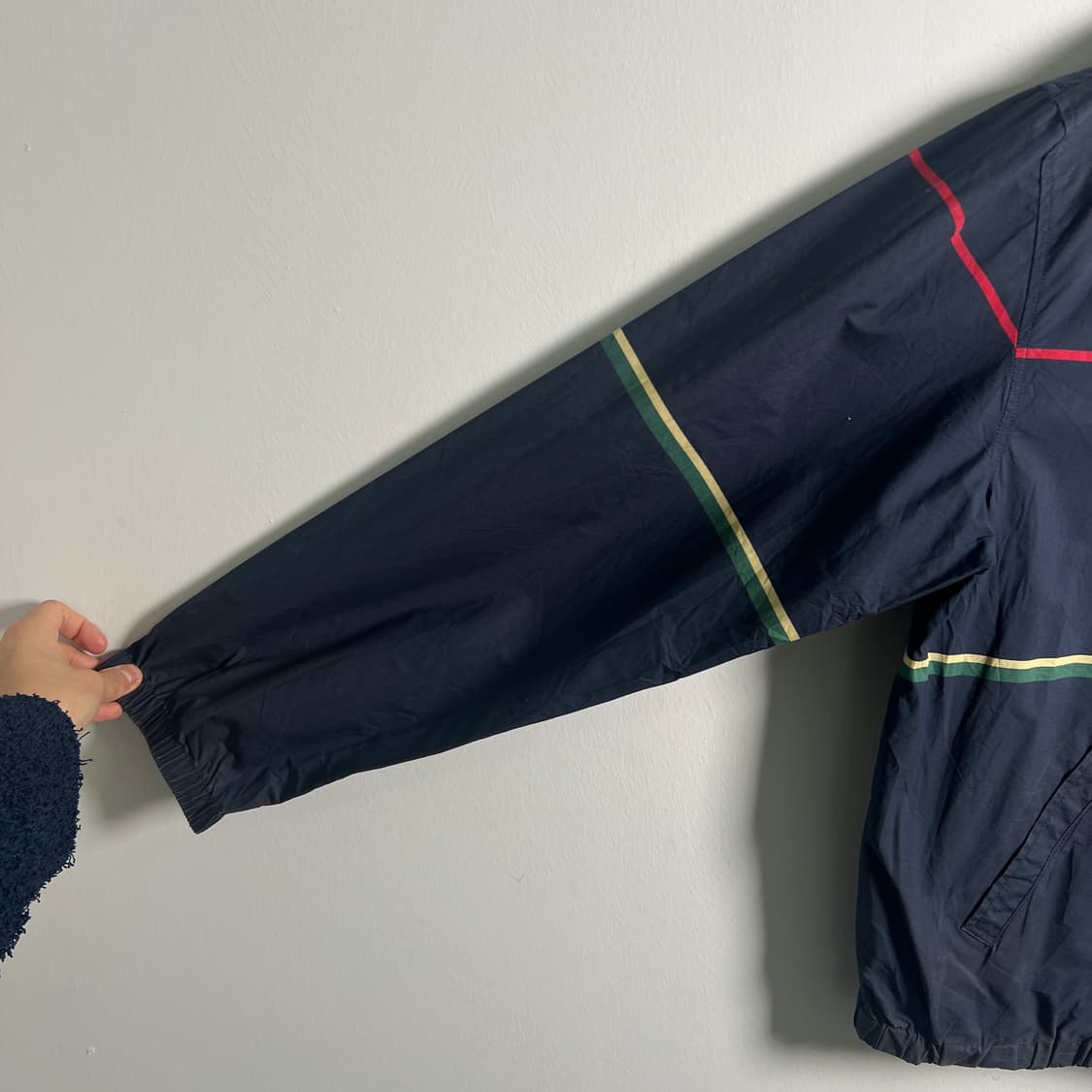 90's 폴로 랄프로렌 올드스쿨 스트라이프 스윙탑 자켓 XL 상품이미지7