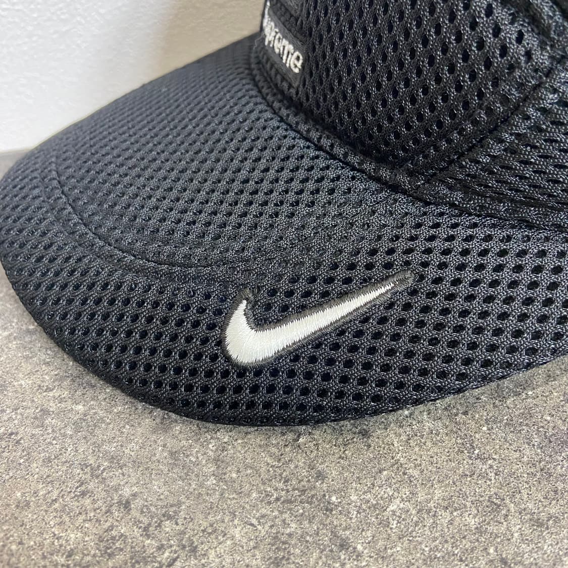 (OS) 슈프림 나이키 샥스 캠프캡 러닝캡 모자 블랙 22SS 상품이미지4