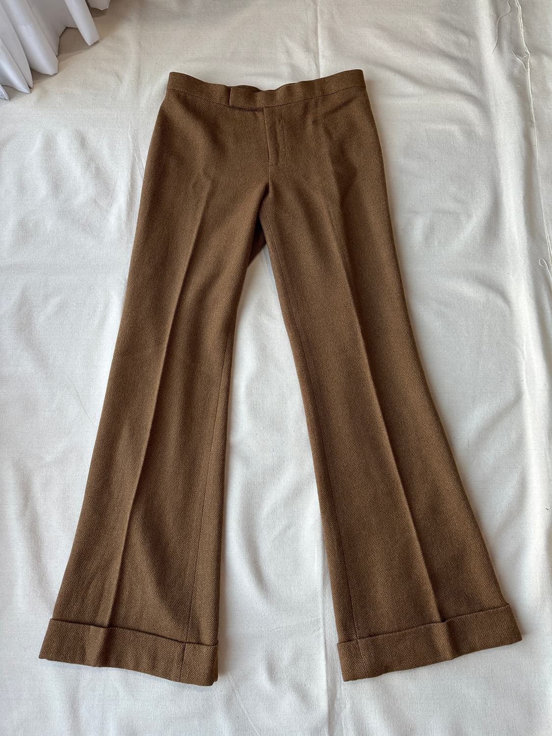 랄프로렌 헤링본 울 캐시미어 팬츠 M 상품이미지1