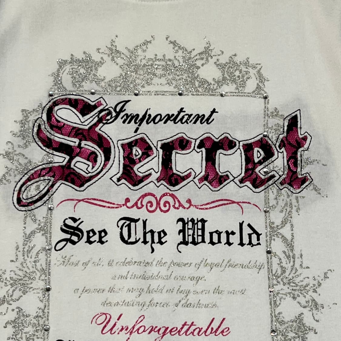  펑크 큐빅 레터링 반팔티 y16233 상품이미지4