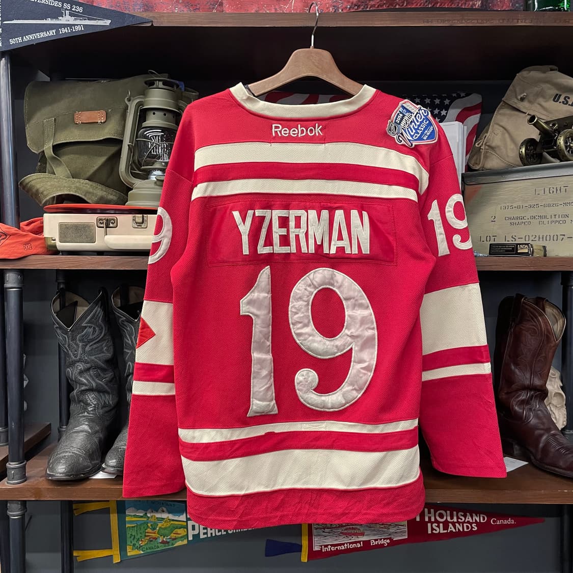 리복 NFL 2014 클래식 디트로이트 레드 윙스 하키 져지 상품이미지2