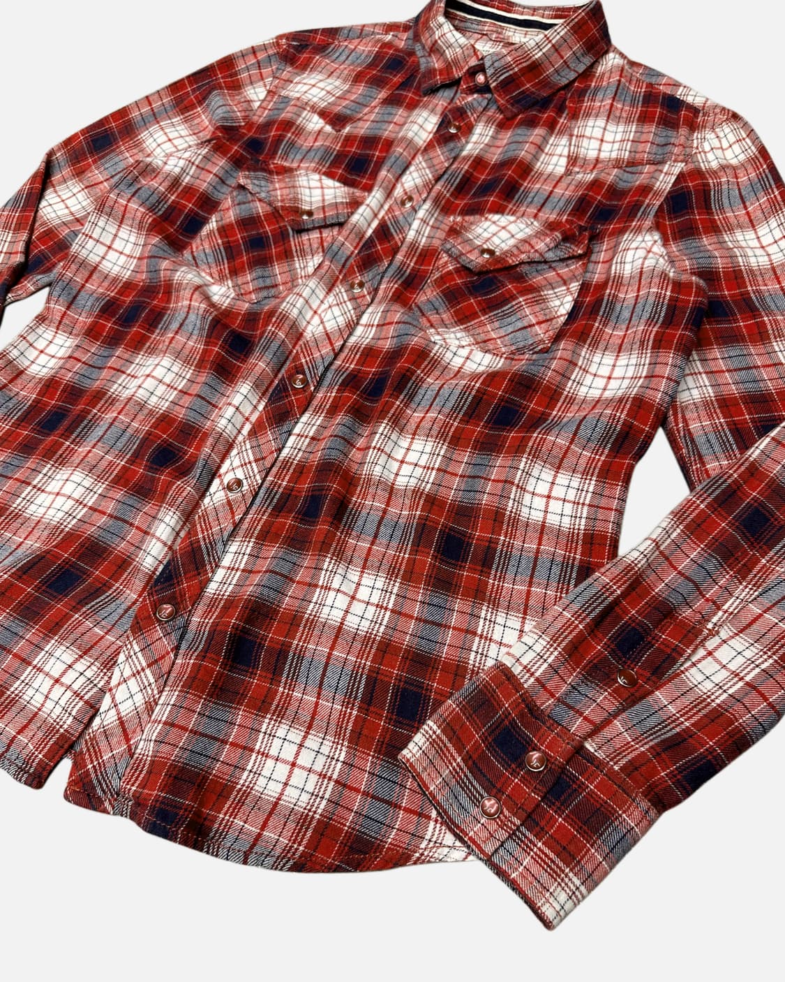 RUSH HOUR western red chec shirt 상품이미지3