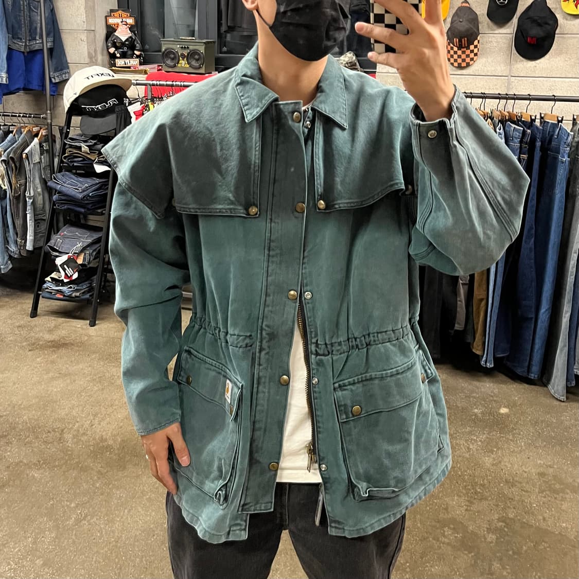 90s Carhartt 덕 케이프 코트 (105-110) 상품이미지8