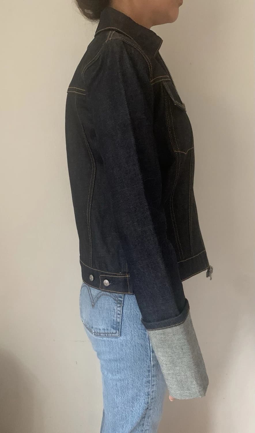 헬무트 랭 로우 데님 집업 트러커 자켓 상품이미지5