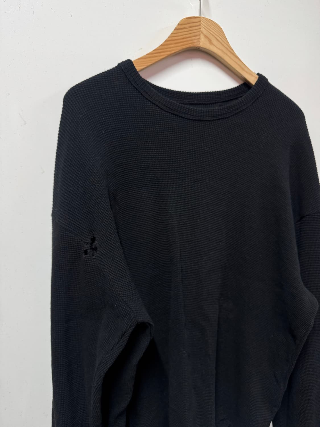 빈티지 와플 레이어드 긴팔 상품이미지2