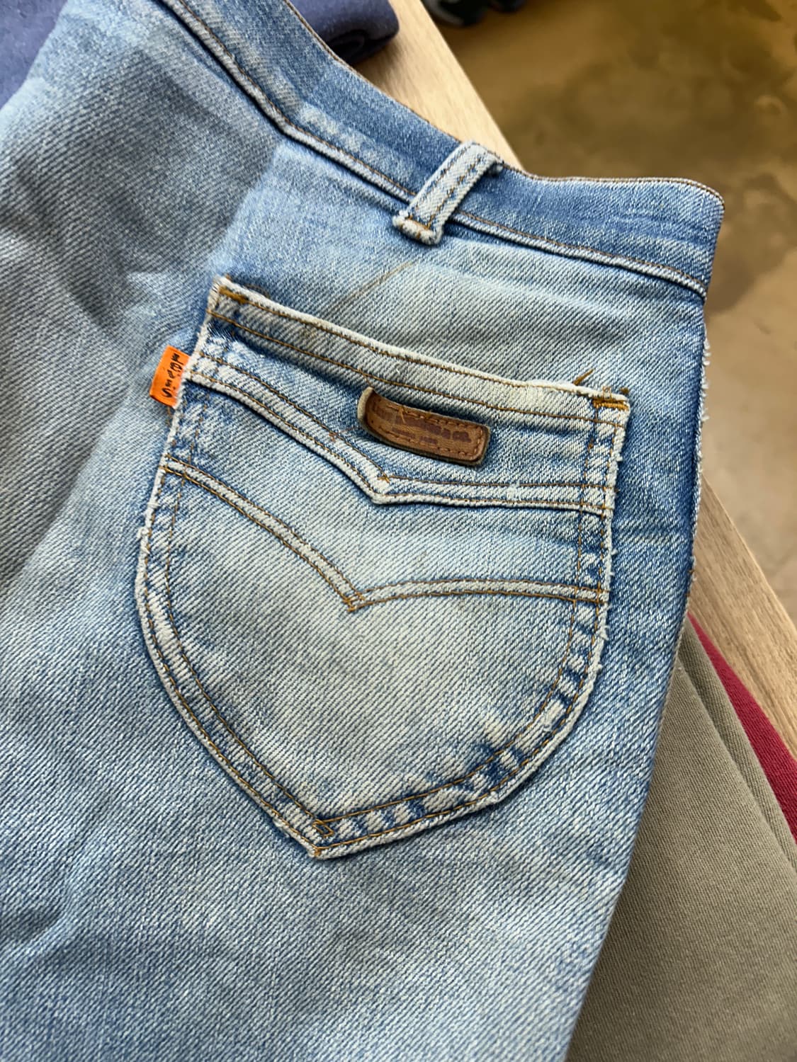 1980' 리바이스 포 맨 플레어 데님 팬츠 35 상품이미지5