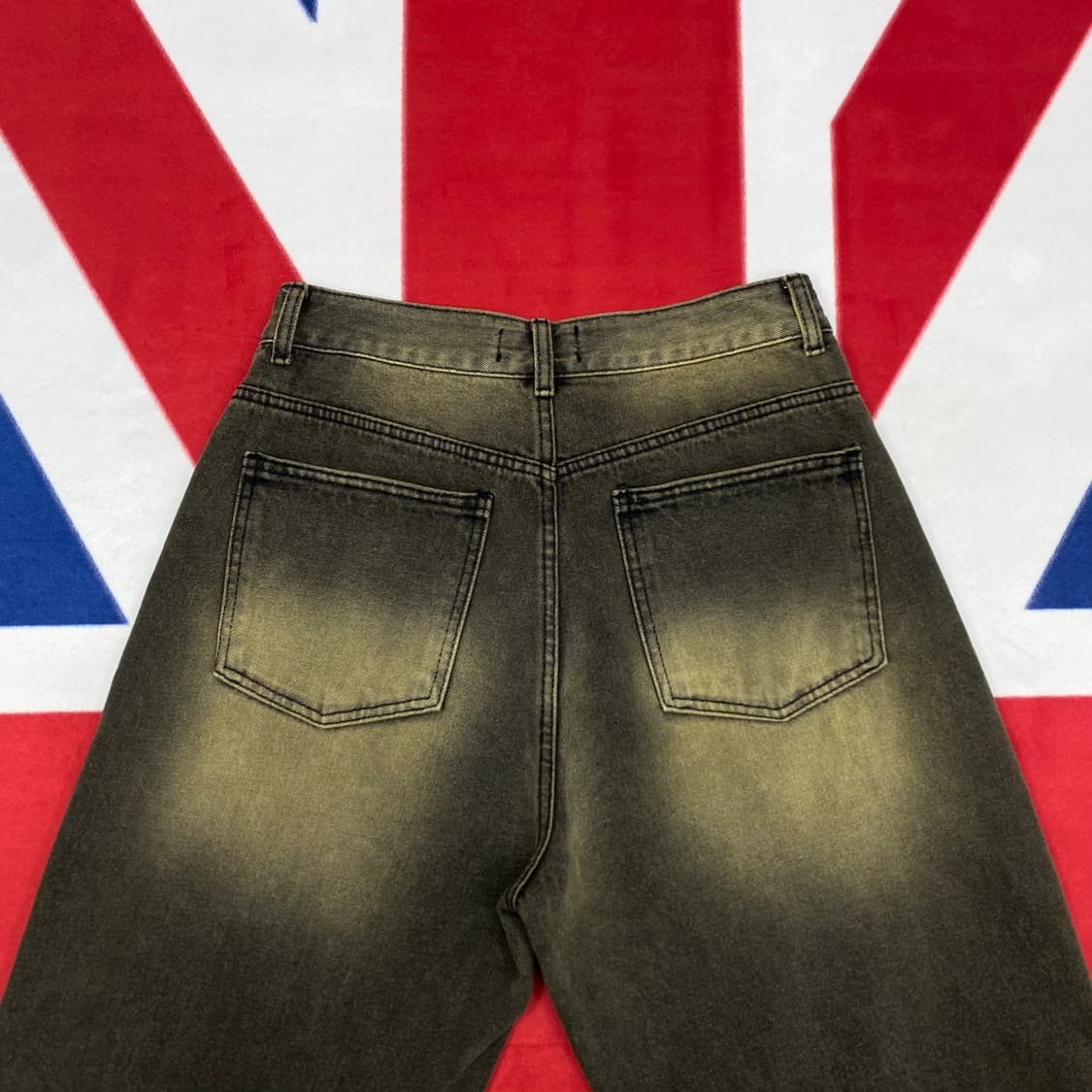 빈티지 와이드 워싱데님팬츠 S  상품이미지4