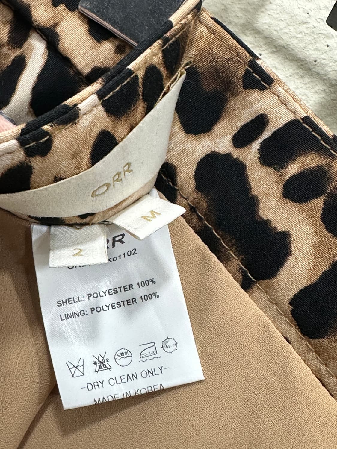 ORR 오르 레오파드 스커트 상품이미지5