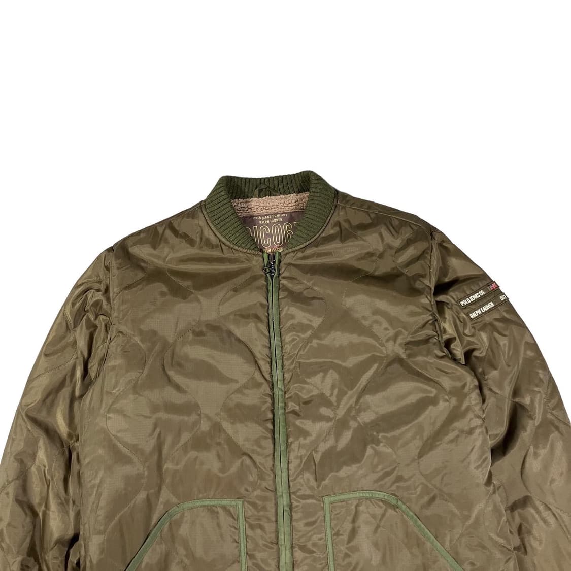 폴로 랄프로렌 성조기 M65 내피 퀄티드 점퍼 자켓 상품이미지4