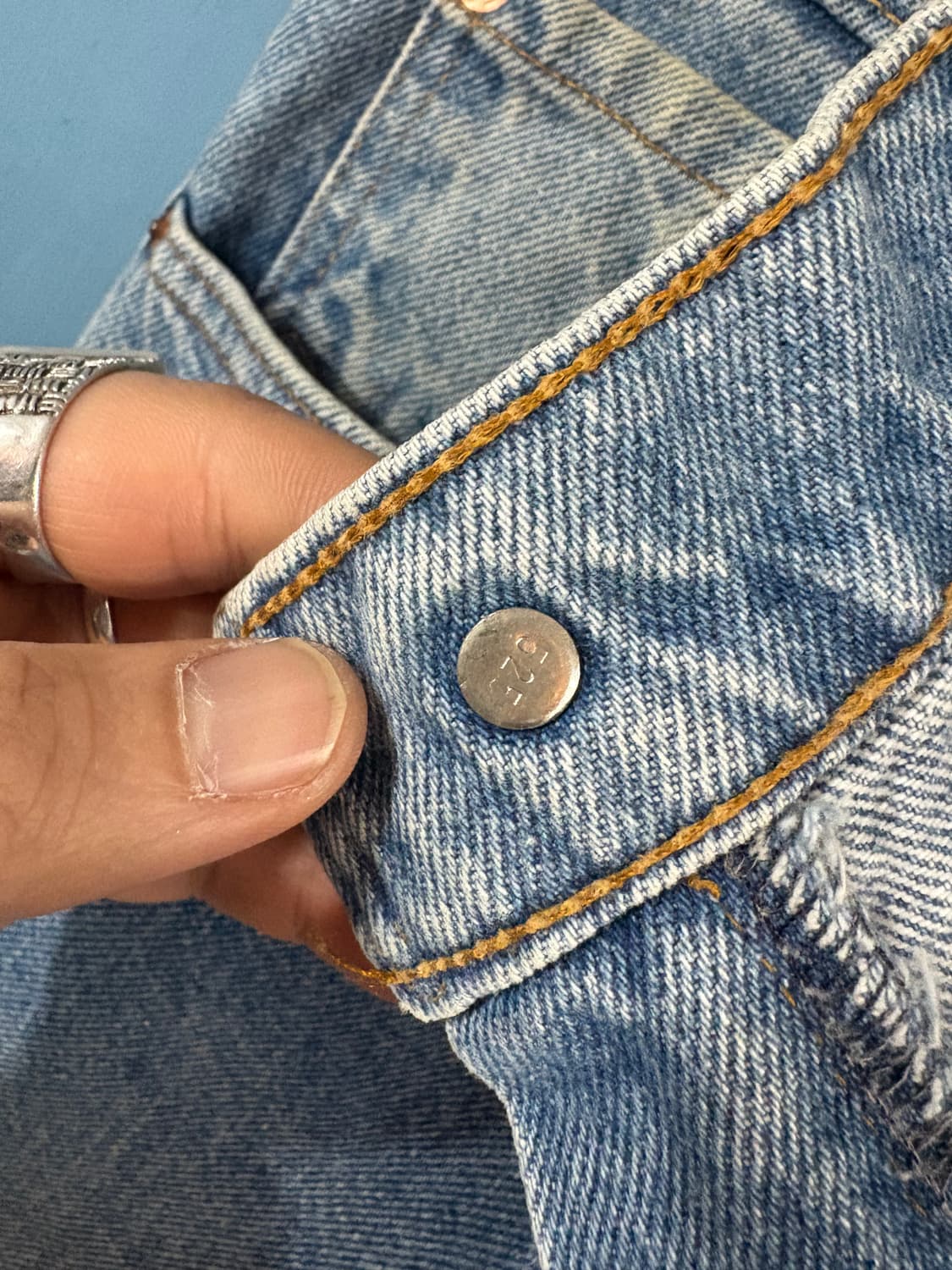 90‘s Levis USA 505 denim pant. 상품이미지5