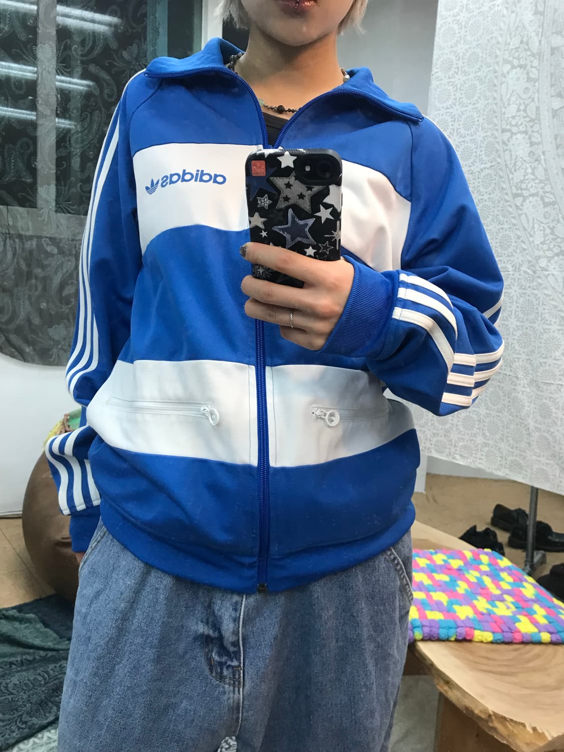 아디다스 흰파 베켄바우어 저지 집업 트랙탑 상품이미지2