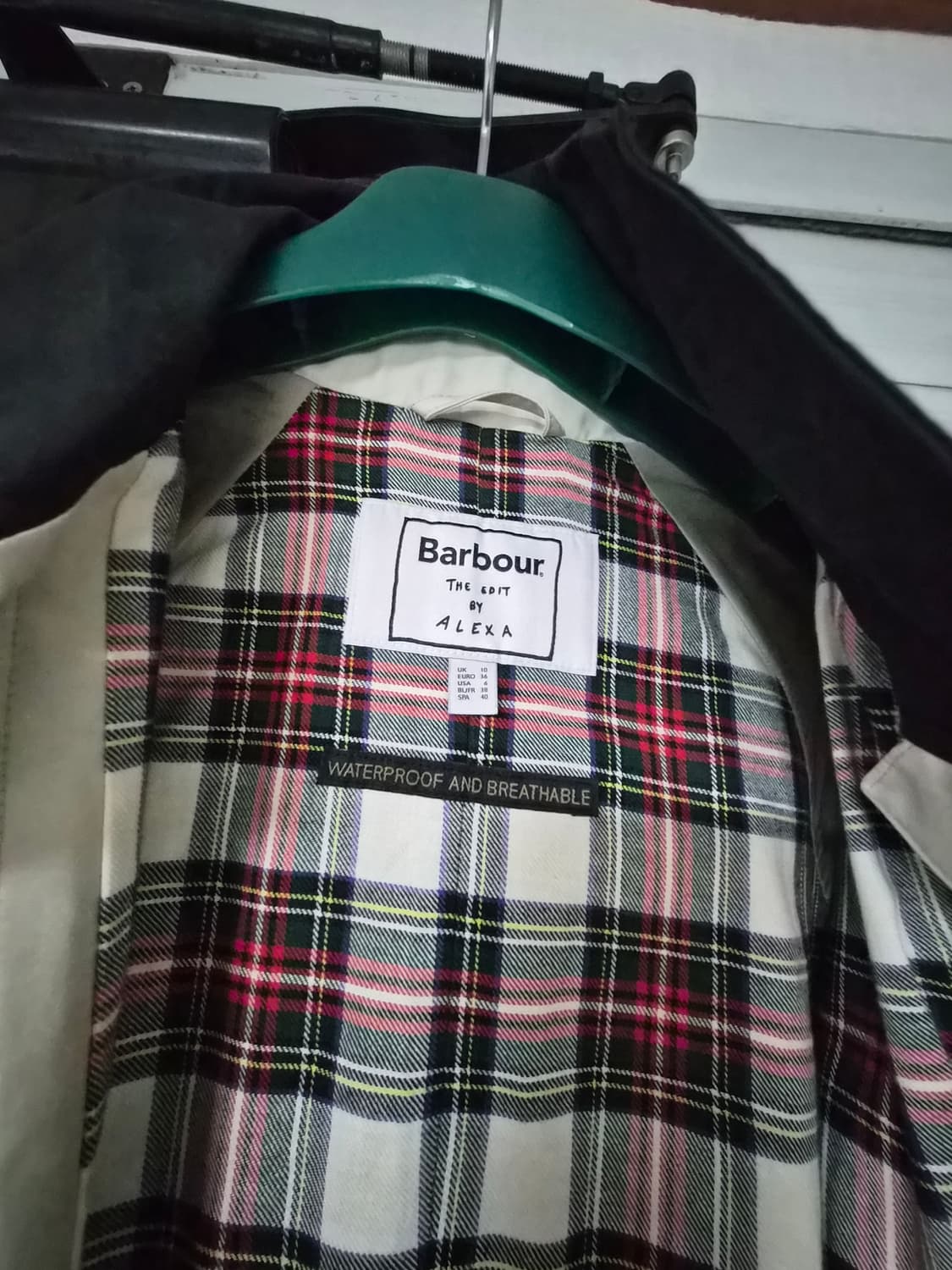 바버 알렉사청 나탈리 방수 트렌치코트 상품이미지2