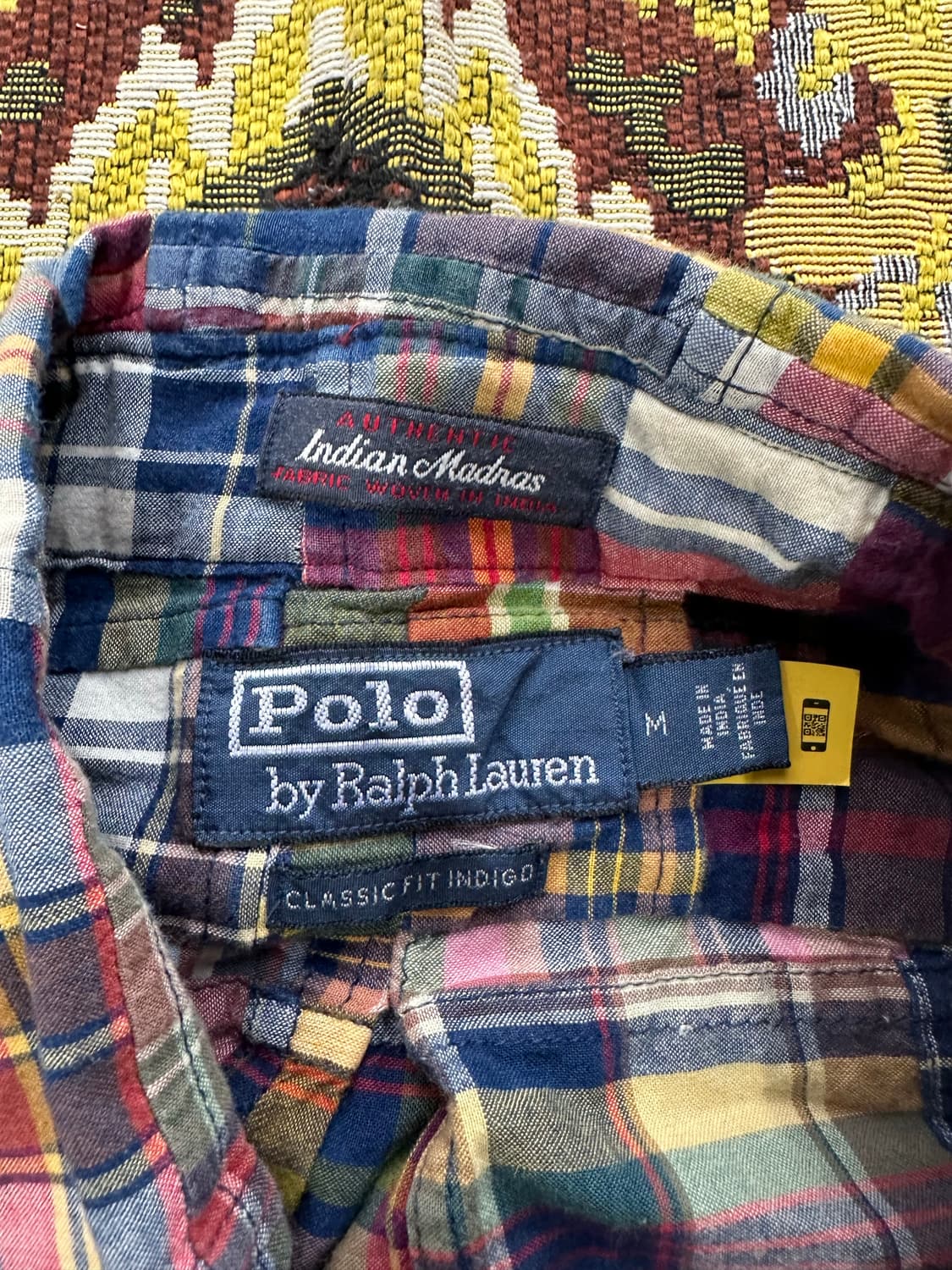 폴로 랄프로렌 마드라스 셔츠 m 상품이미지3