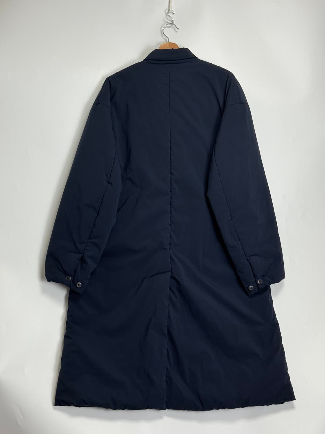 빔즈 안솜 패딩 오버 코트 네이비 L 상품이미지3