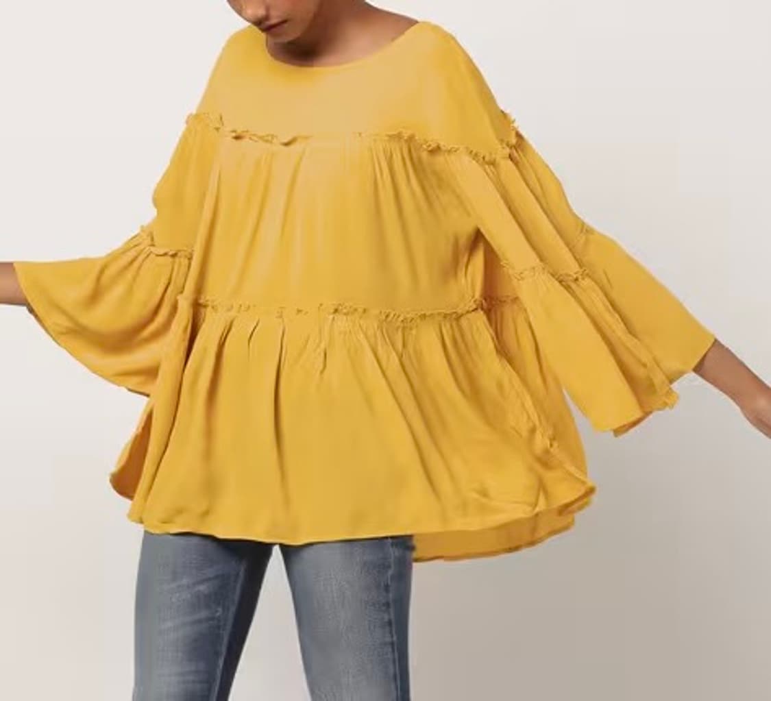 미국 에스닉 나팔블라우스탑 오버핏 루즈핏 빅사이즈 튜닉 2XL 상품이미지9