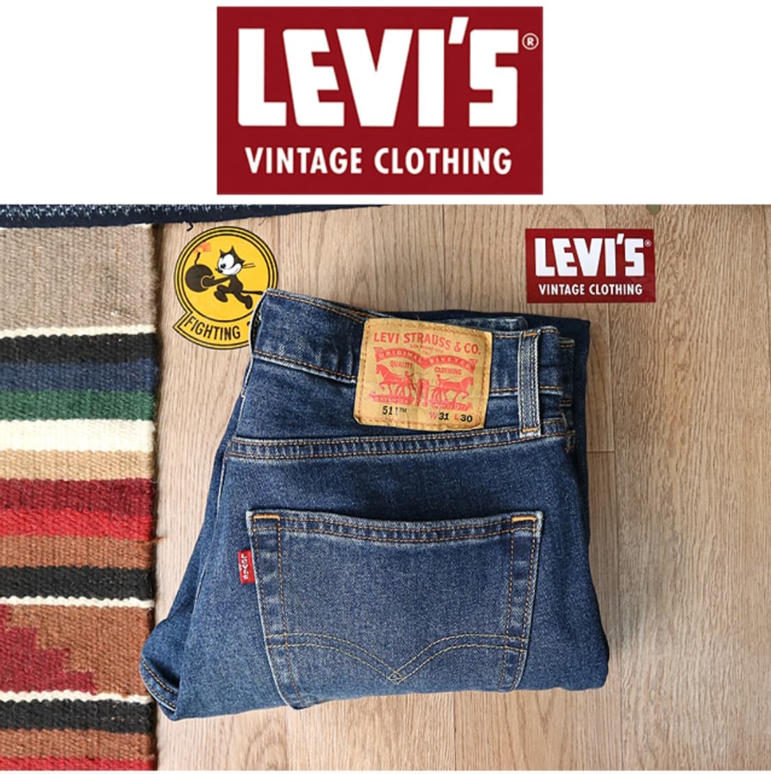 
LEVIS 리바이스 511 슬림핏 워싱 가공데님 30 상품이미지1