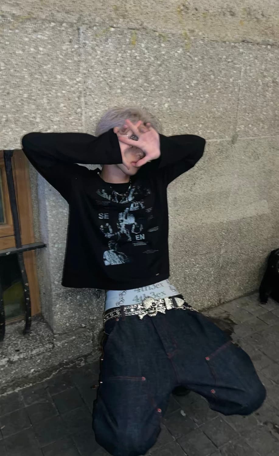 Vintage Wash Long Sleeve T-Shirt 상품이미지2