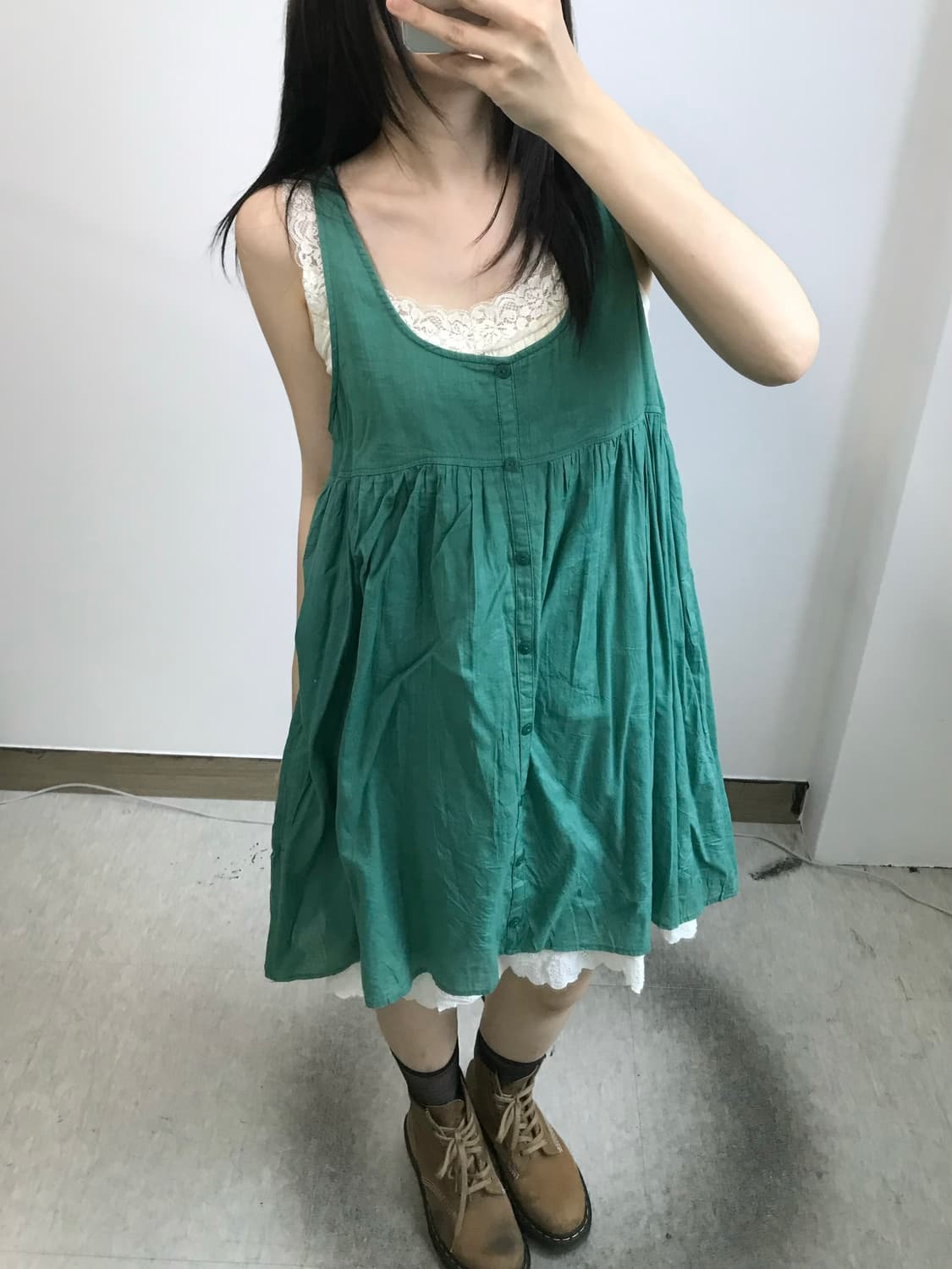 빈티지 레이어드 원피스 상품이미지1