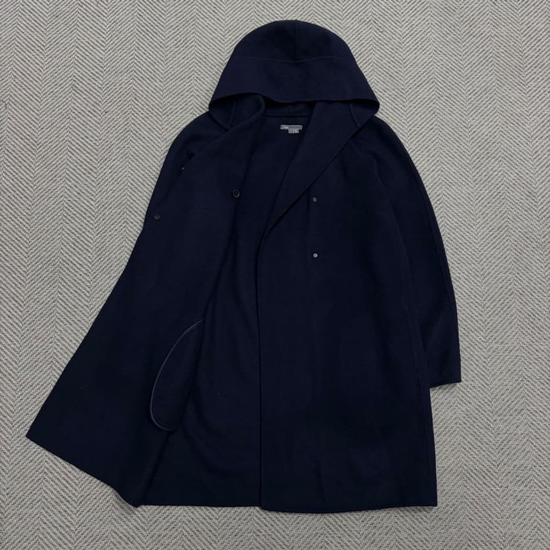 빈스 후드 울 코트 v1522 상품이미지5