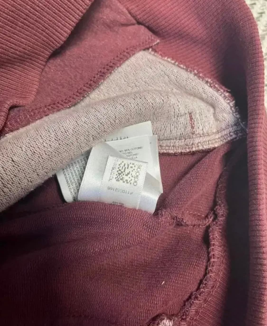 아디다스 해외판 희귀 대장급 버건디 빅파이어버드 코튼 져지 S 상품이미지4