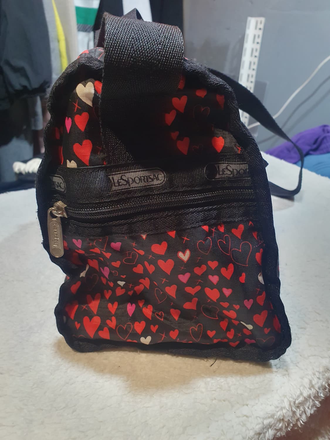 레스포삭 하트 패턴 토트백 숄더백 상품이미지3