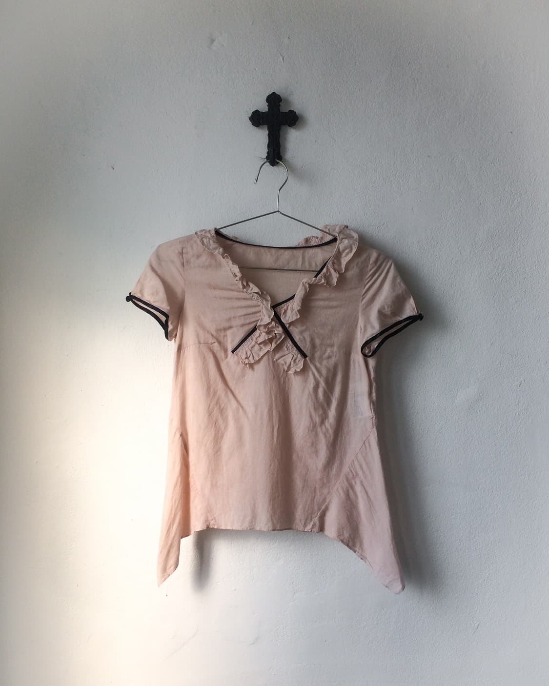 Frill point unbalanced t shrit 상품이미지2
