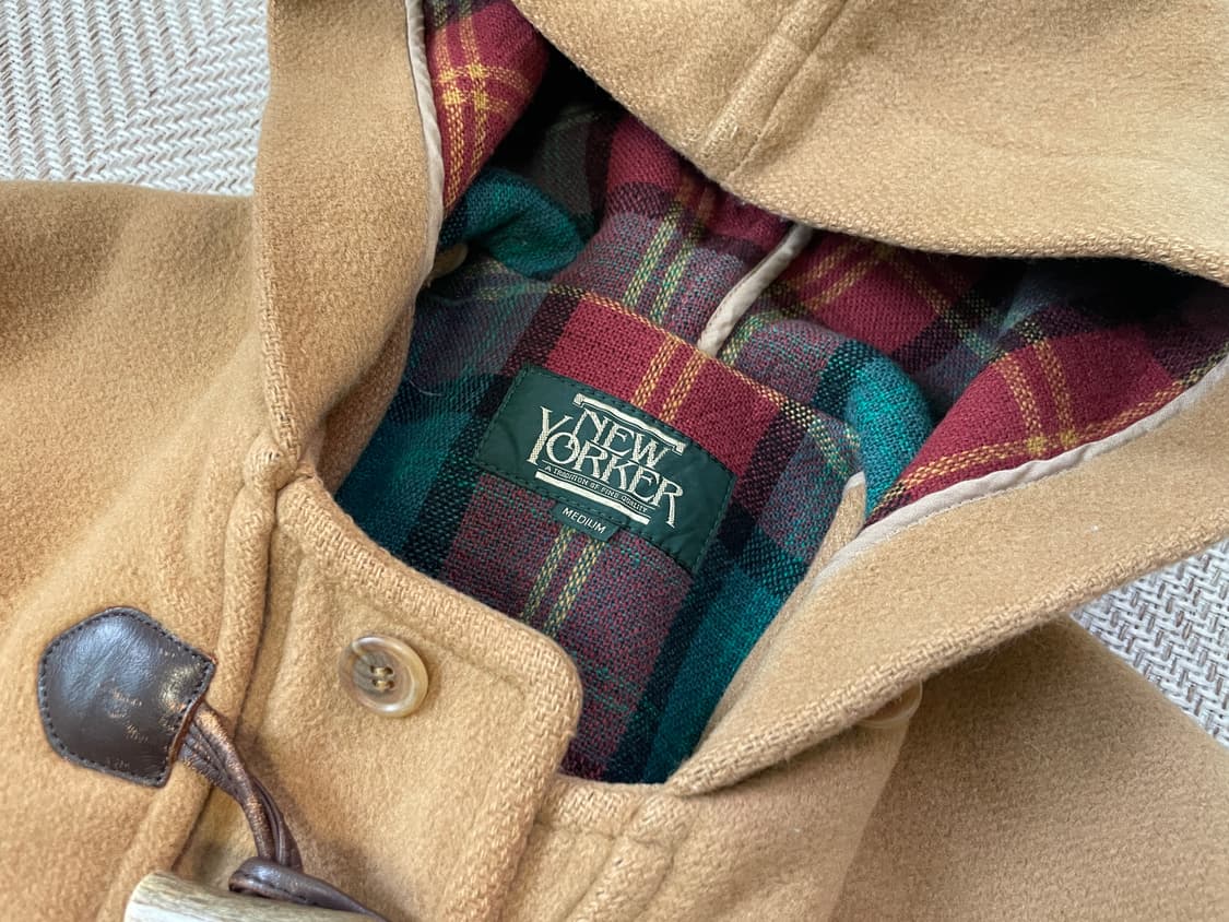 뉴요커 울 체크 토글 더플코트  J03453 상품이미지4