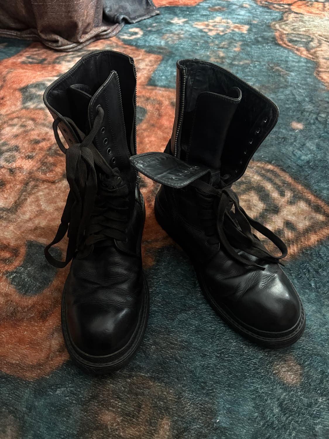 TTF✳️앤드뮐미스터 사이드지퍼 컴뱃부츠 상품이미지3