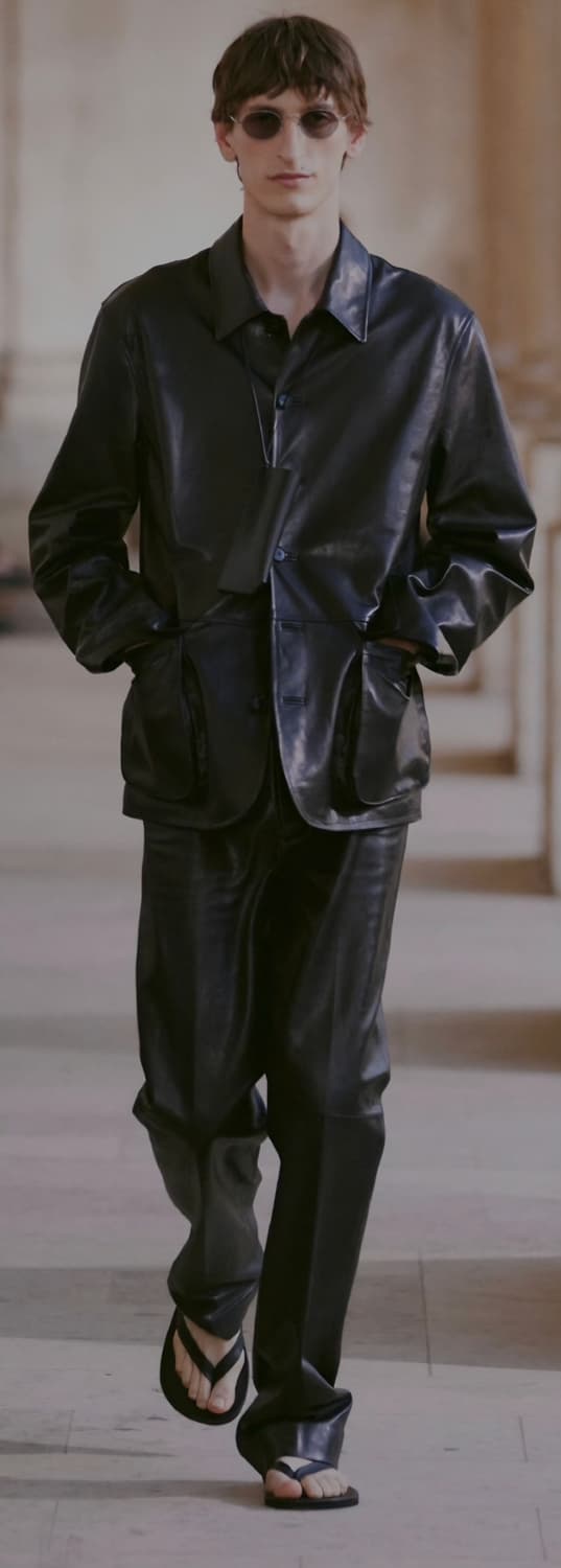 오라리 램 레더 블루종 블랙 4 상품이미지5